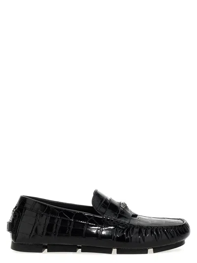 Shop Versace 'driver Medusa Biggie' Loafers