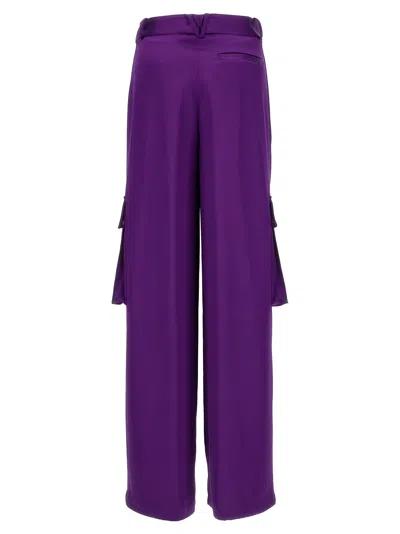 Versace Duchesse Viscose Informal Wide-leg Cargo Pant