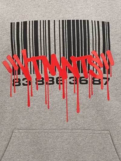 Shop Vtmnts 'graffiti Big Barcode' Hoodie