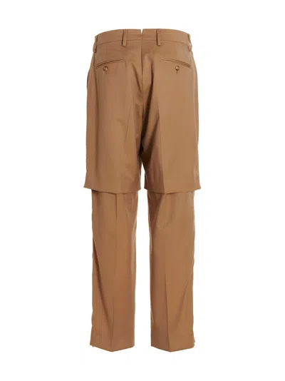 Vtmnts Pleated Front Straight Leg Trousers