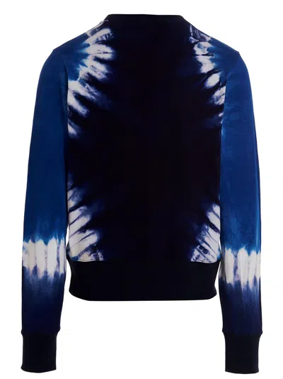 Wales Bonner Embroidered Logo Sweatshirt Tie Dye