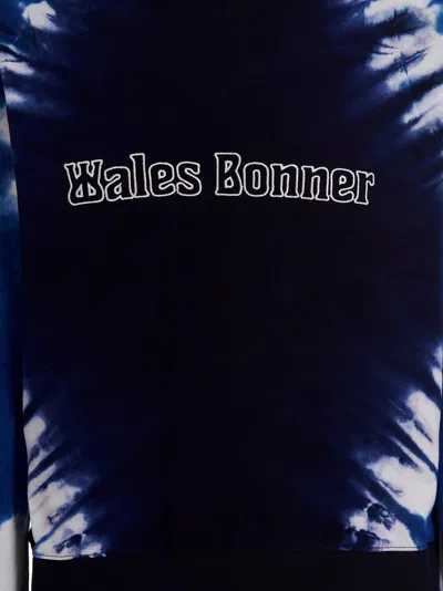 Wales Bonner Embroidered Logo Sweatshirt Tie Dye