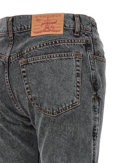 Y/project Black Hook And Eye Jeans