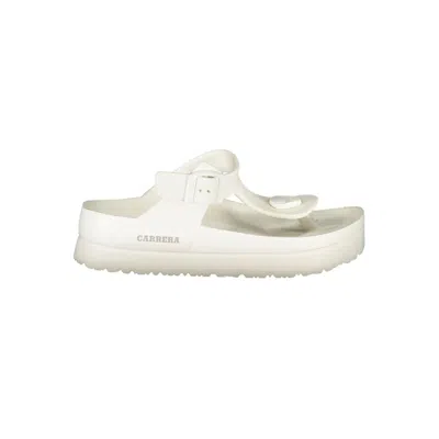 Carrera White Polyethylene Sandal In White