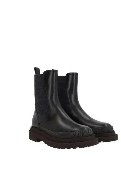 Shop Brunello Cucinelli Boots In Black