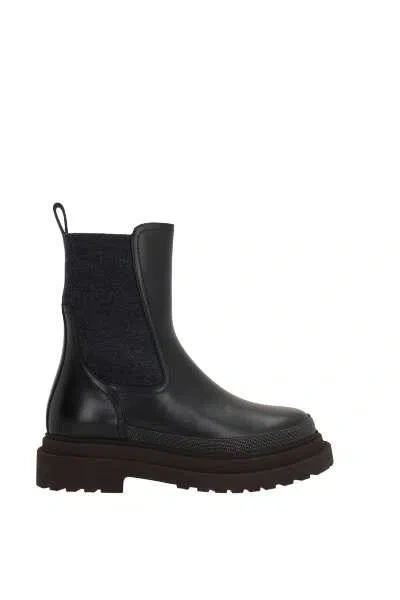 Shop Brunello Cucinelli Boots In Black