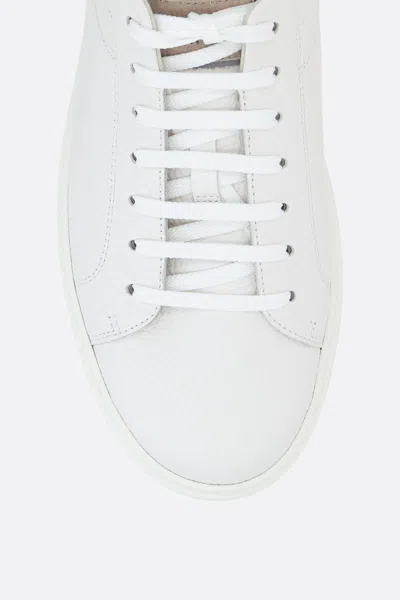 Shop Brunello Cucinelli Sneakers In White+avola+smoke