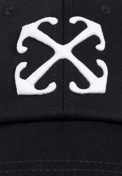 Off-white Arrows Baseball Cap In Black