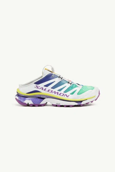 Mm6 Maison Margiela Mm6 X Salomon Xt4 Mule Sneakers In Ha241 Spectrum Blue/white/spring Bouquet