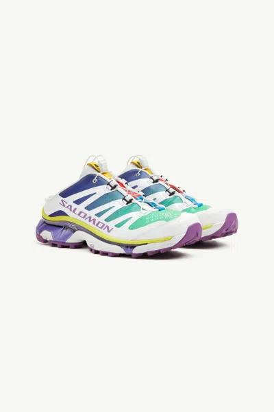 Mm6 Maison Margiela Mm6 X Salomon Xt4 Mule Sneakers In Ha241 Spectrum Blue/white/spring Bouquet