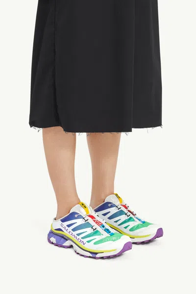 Mm6 Maison Margiela Mm6 X Salomon Xt4 Mule Sneakers In Ha241 Spectrum Blue/white/spring Bouquet