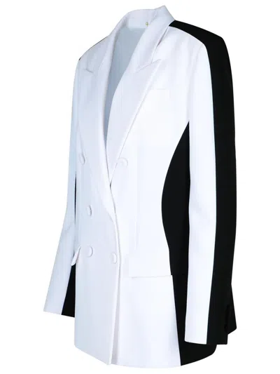 Shop Moschino Black Polyester Blend Blazer