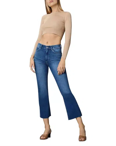 Dl1961 - Women's Bridget High-rise Bootcut Instasculpt Jeans In Mid Raw In Multi