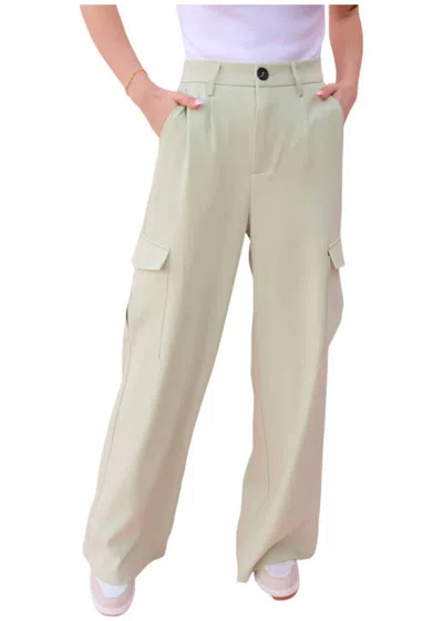 Signature8 Spring Dreamin' Cargo Pants In Dusty Mint In Beige