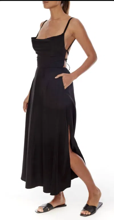 Lblc The Label Nora Dress In Black In Black