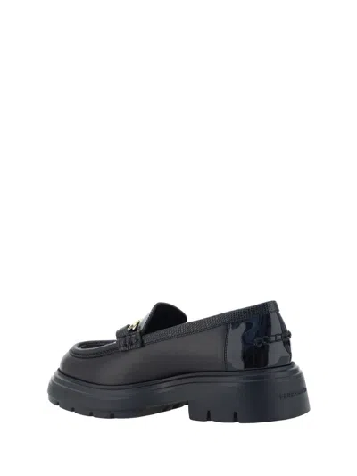 Shop Ferragamo Salvatore  Loafers In Black