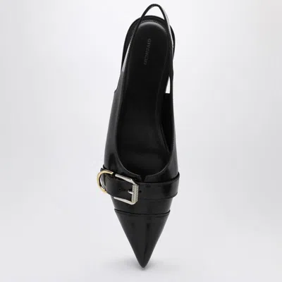 Shop Givenchy Voyou Slingback In Black