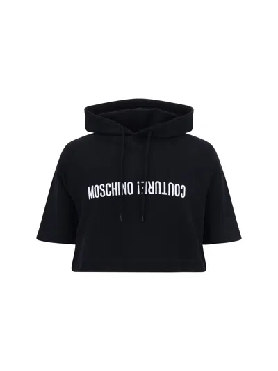 Shop Moschino Sweatshirt In Multi/black