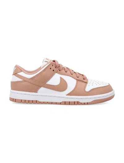 Shop Nike Dunk Low Sneakers In White Rose