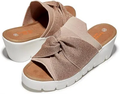 Bernie Mev Venti Twist In Blush In Gold