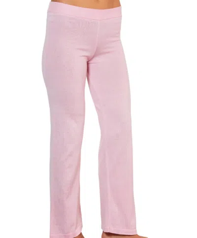 French Kyss Knit Pant In Pink In Pink