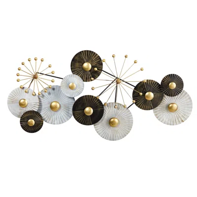Homplanti 3.5' X 2' Urban Layered Metal Wall Art Decor