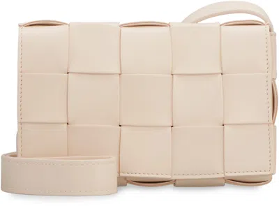 Bottega Veneta Cassette Small Crossbody Bag In Pink