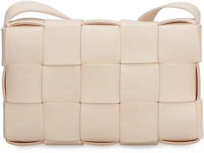 Bottega Veneta Cassette Small Crossbody Bag In Pink