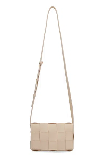 Bottega Veneta Cassette Small Crossbody Bag In Pink
