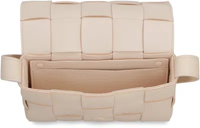 Bottega Veneta Cassette Small Crossbody Bag In Pink