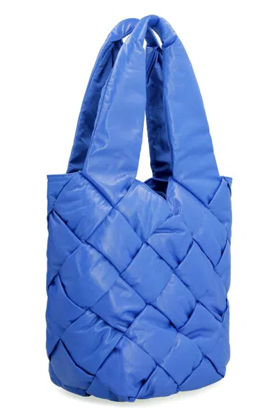 Shop Bottega Veneta Cassette Tote Bag In Blue