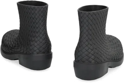 Bottega Veneta Fireman Ankle Boots In Black