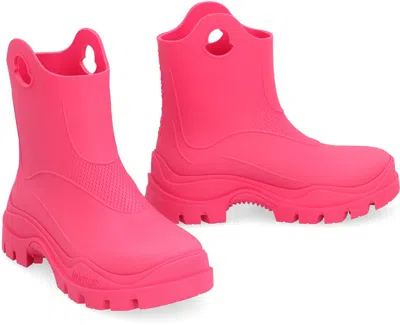 Moncler Misty Boots In Fuchsia