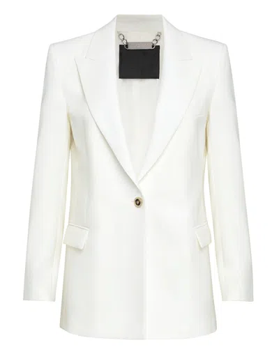 Philipp Plein Single-breasted Blazer In White