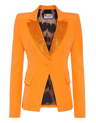 PHILIPP PLEIN CADY BLAZER CRYSTAL 
