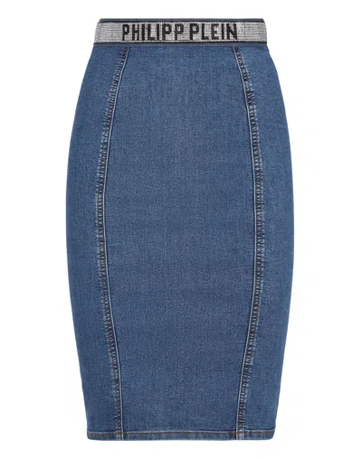 PHILIPP PLEIN DENIM SUPER STRETCH SKIRT PHILIPP PLEIN TM 