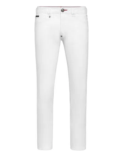 Philipp Plein Denim Skinny Trousers Fit Iconic Plein In Multi