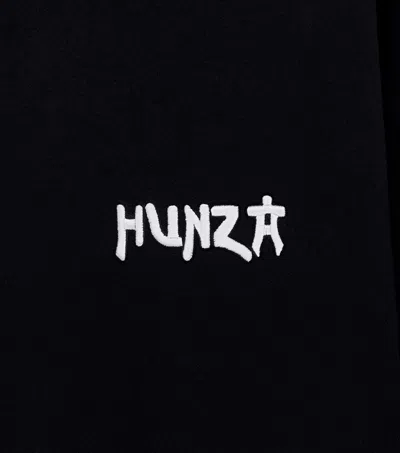 Hunza G 80s Logo Sweatshirt In Black