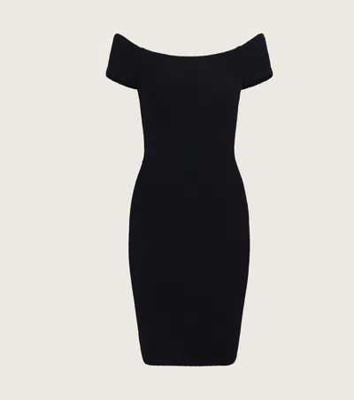 Hunza G Grace Dress Black In Black