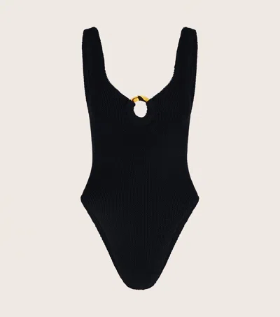 Hunza G Geraffter Celine Badeanzug In Black