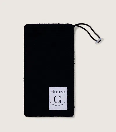 Hunza G Sunglasses Pouch In Black