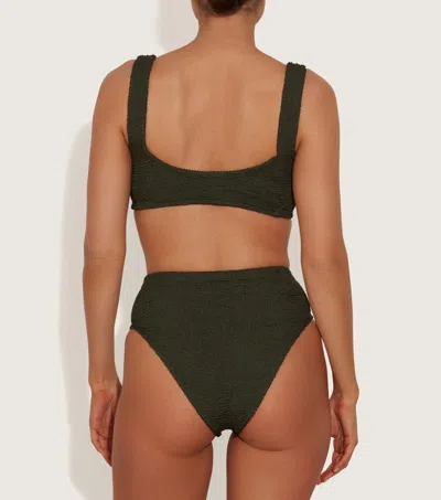 Hunza G Jamie Bikini In Metallic Khaki