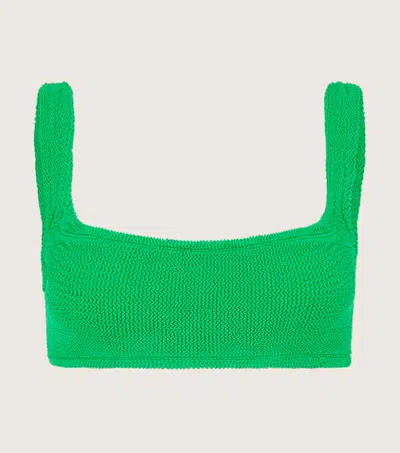 Hunza G Xandra Bikini Top In Emerald