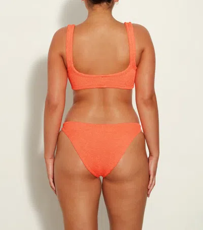 Hunza G Xandra Bikini Top & Bottoms Set In Orange