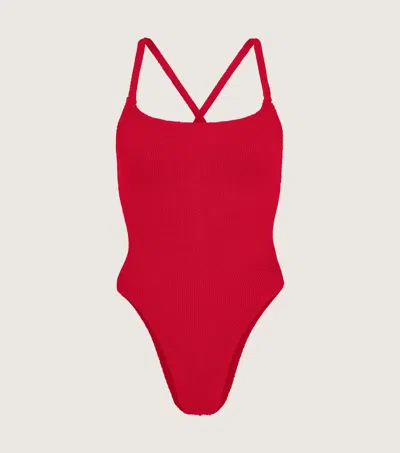 Hunza G Bette Swim In Red
