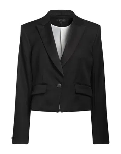 Rag & Bone Solid Color Blazer In Black