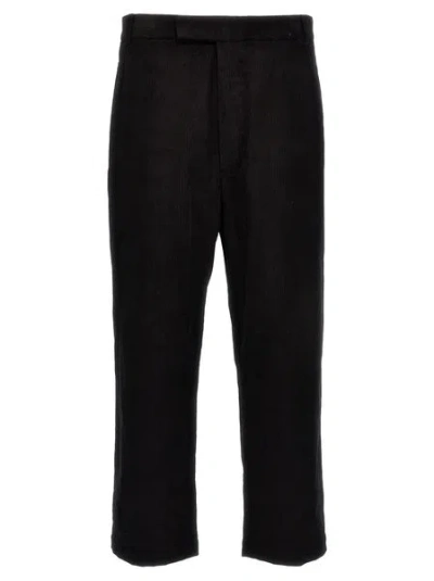 Thom Browne Utility Garment Dyed Chino Pants In Black