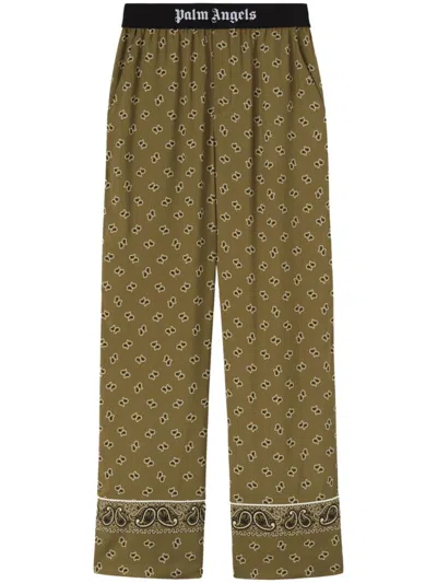 Palm Angels Pants & Shorts In Militblack