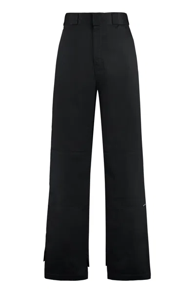 Palm Angels Men's Cotton Cargo-trousers In Black