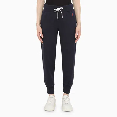 Shop Polo Ralph Lauren Jersey Jogging Trousers In Blue